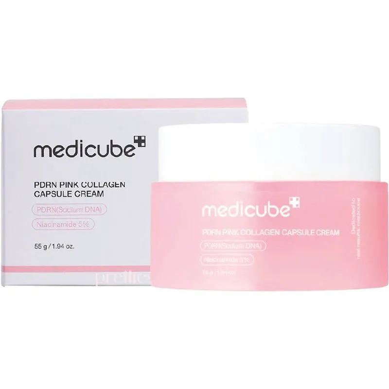 Creme Facial Medicube PDRN Pink Collagen Capsule Cream 55G